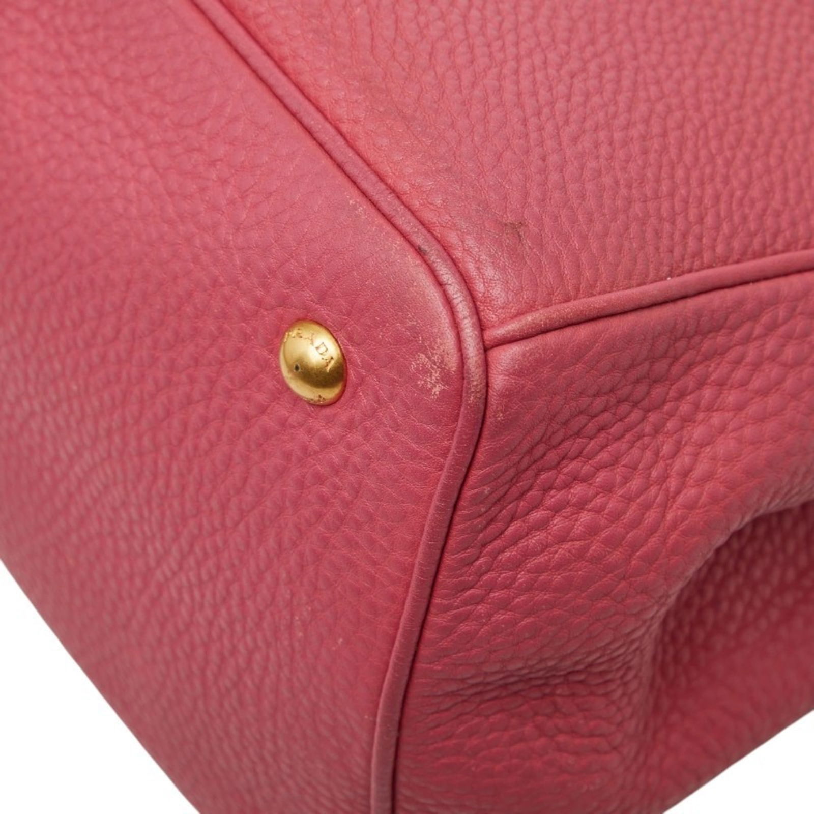 Prada Leather Shoulder Bag - 4