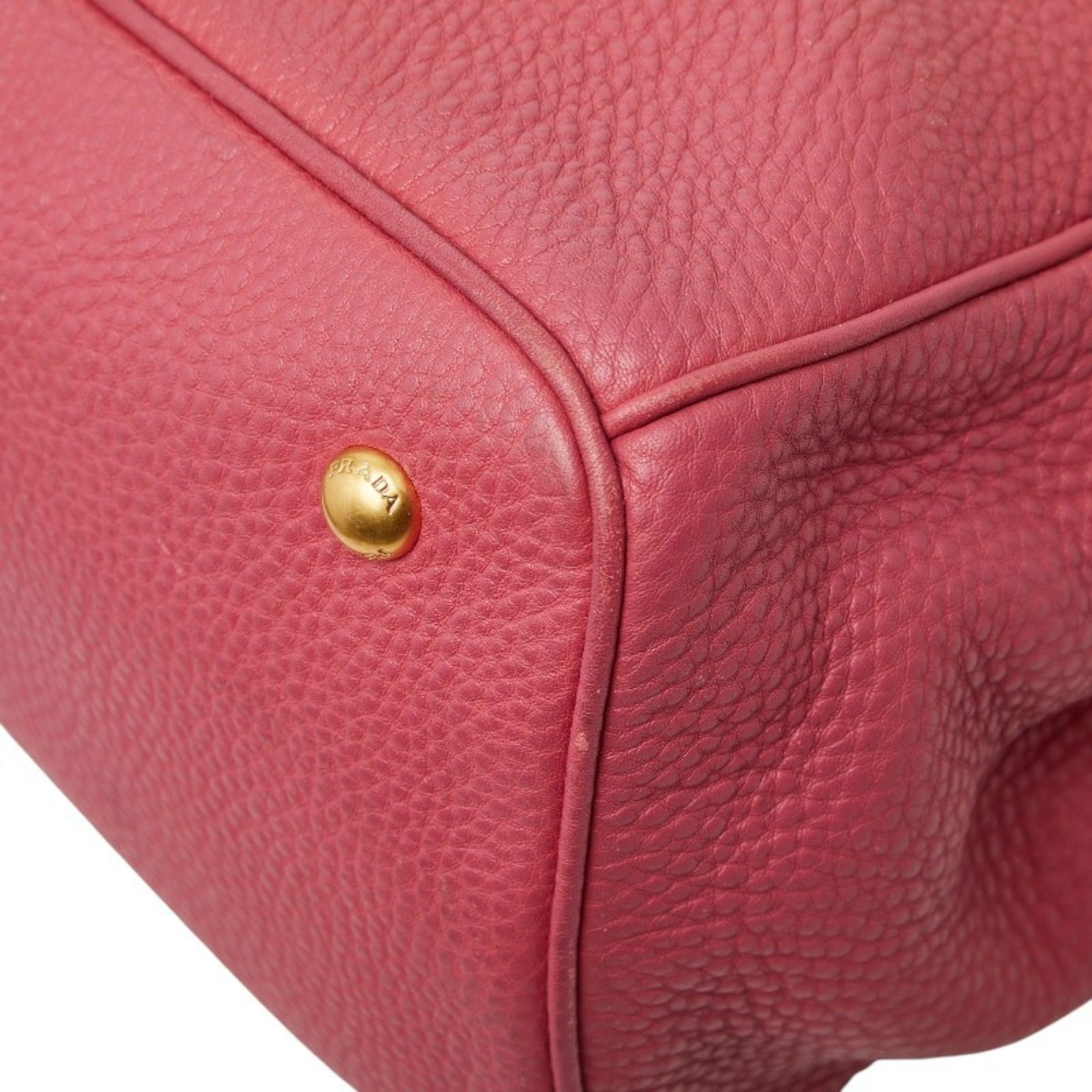 Prada Leather Shoulder Bag - 6