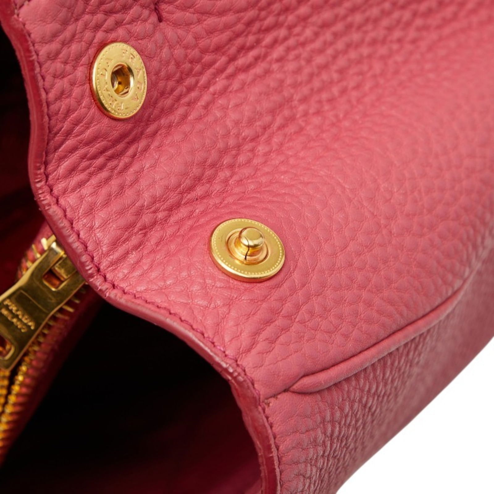 Prada Leather Shoulder Bag - 8