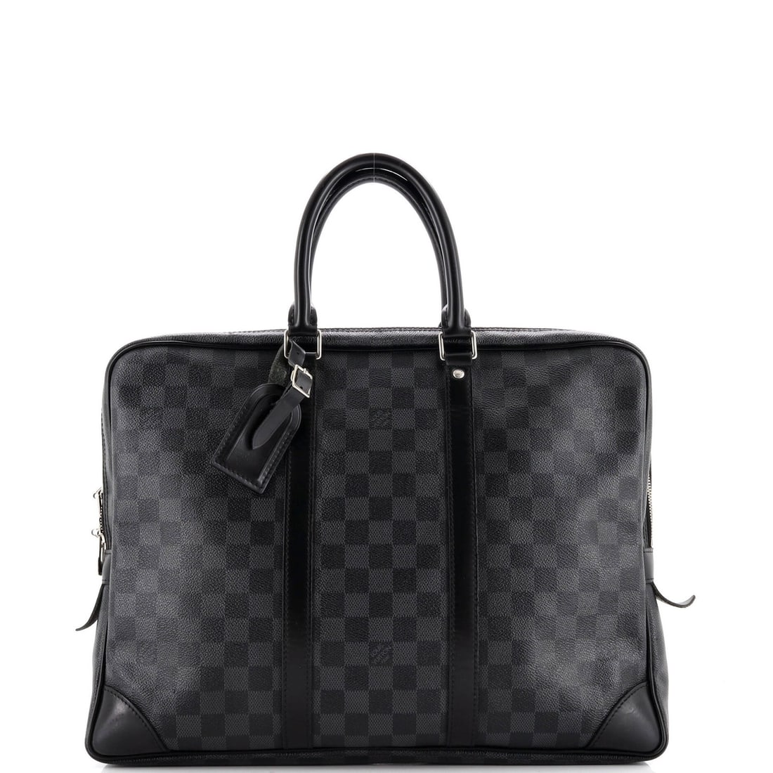 Louis Vuitton Damier GM Porte-Documents Briefcase Voyage: Louis Vuitton Damier GM Porte-Documents Briefcase Voyage Experience the timeless elegance of Louis Vuitton's iconic Damier GM Porte-Documents Briefcase Voyage, crafted from durable canvas-coated