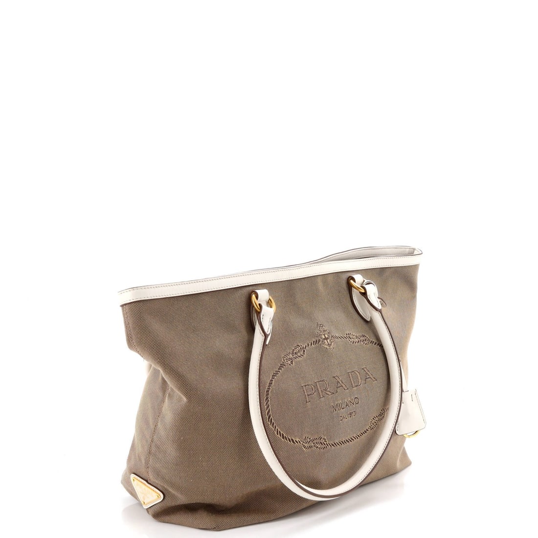 Prada Medium Canvas Open Tote - 2