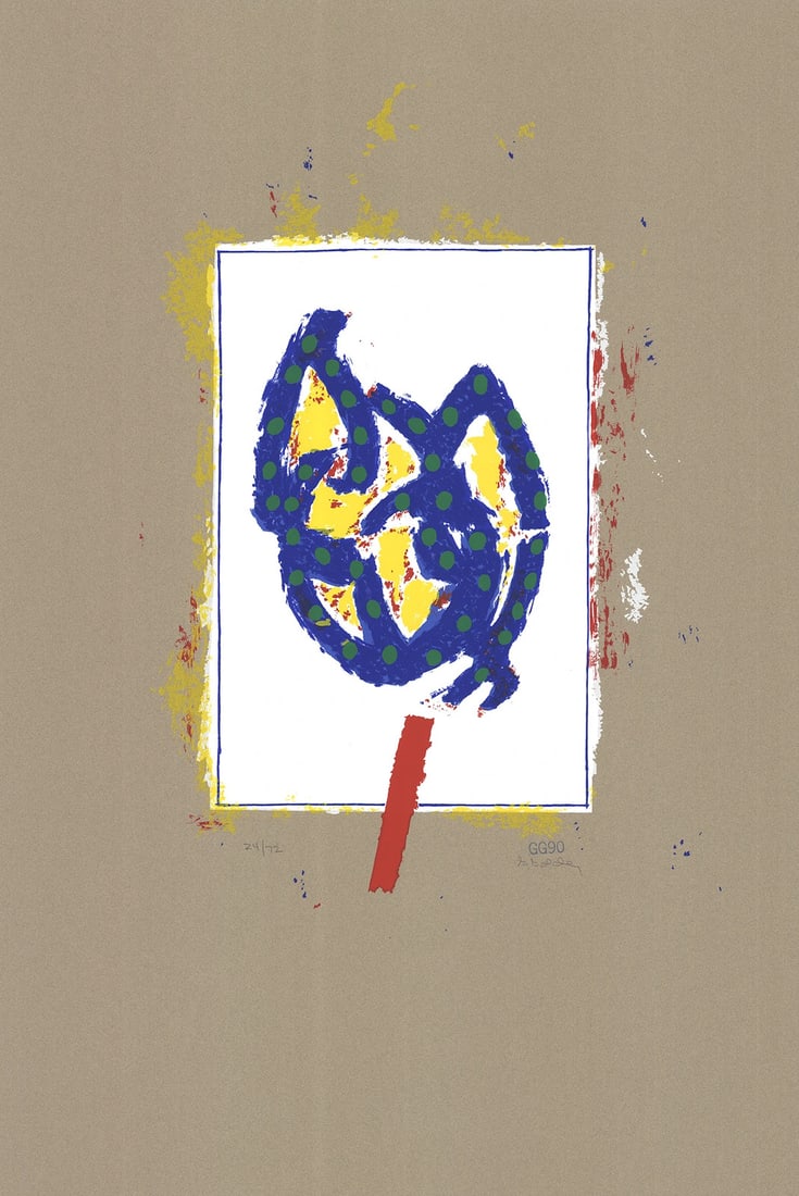 Abs GLENN GOLDBERG Lincoln Center Out Of Doors SIGNED 38" x 25.5" Serigraph 1990: Abs GLENN GOLDBERG Lincoln Center Out Of Doors SIGNED 38" x 25.5" Serigraph 1990 Experience the vibrant energy of Glenn Goldberg's 1990 serigraph, Lincoln Center Out Of Doors, which showcases his uniq