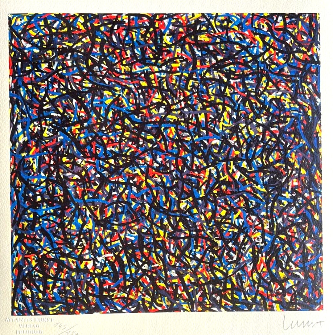 Sol Lewitt Lithograph # (Numbered) - 3