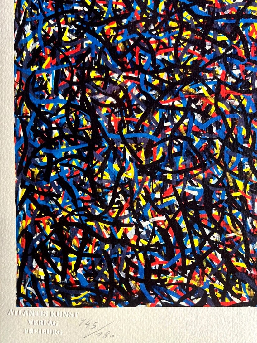 Sol Lewitt Lithograph # (Numbered) - 7