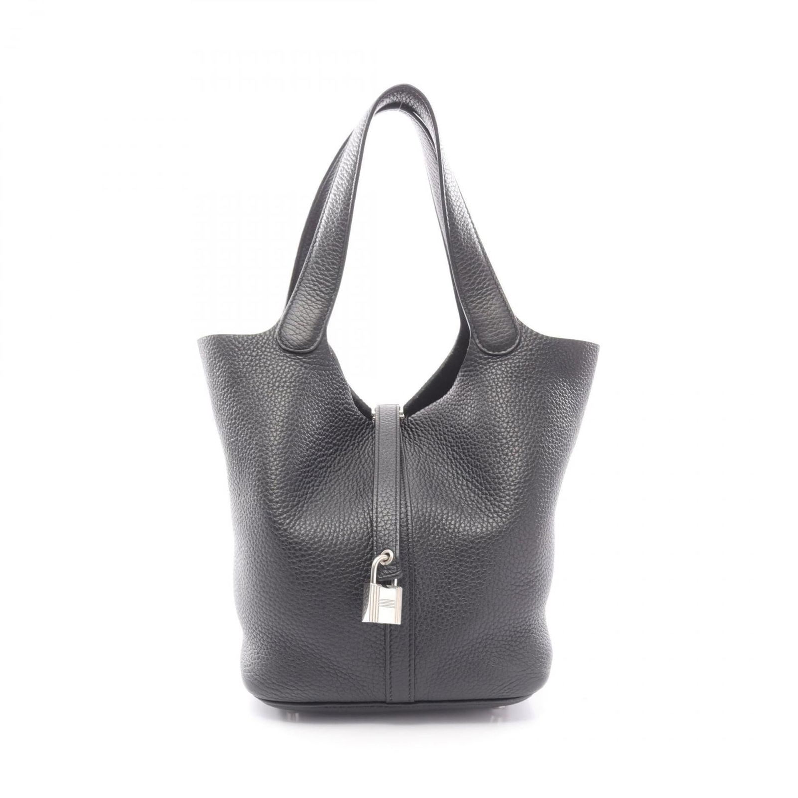 Hermes Taurillon Clemence Leather Handbag: Hermes Taurillon Clemence Leather Handbag The iconic Hermes Taurillon Clemence Leather Handbag is a timeless classic, boasting the signature Taurillon Clemence leather that exudes luxury and