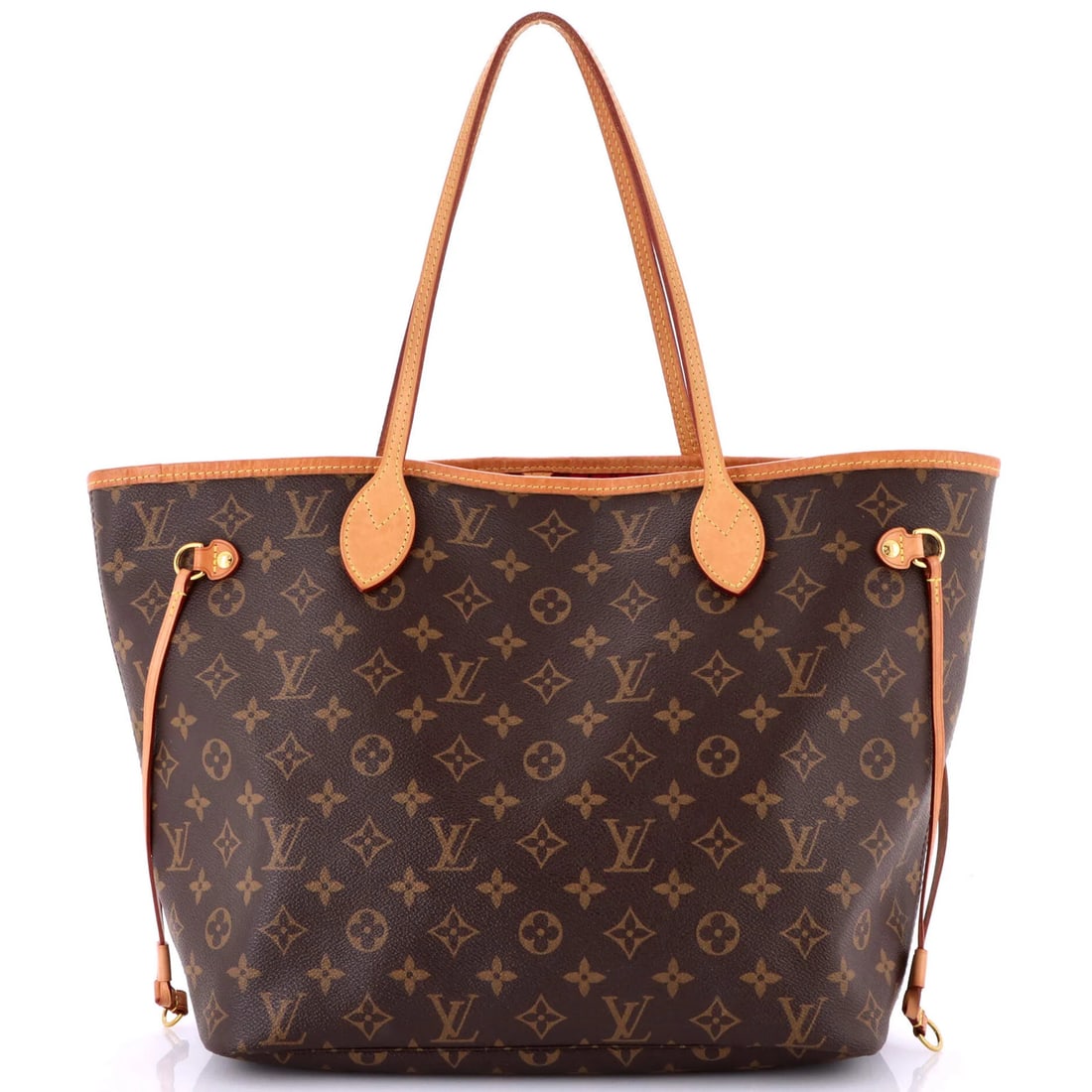 Louis Vuitton Neverfull MM Monogram Canvas Tote: Louis Vuitton Neverfull MM Monogram Canvas Tote The iconic Louis Vuitton Neverfull MM Monogram Canvas Tote is a timeless classic, boasting the signature monogram pattern and luxurious canvas coating