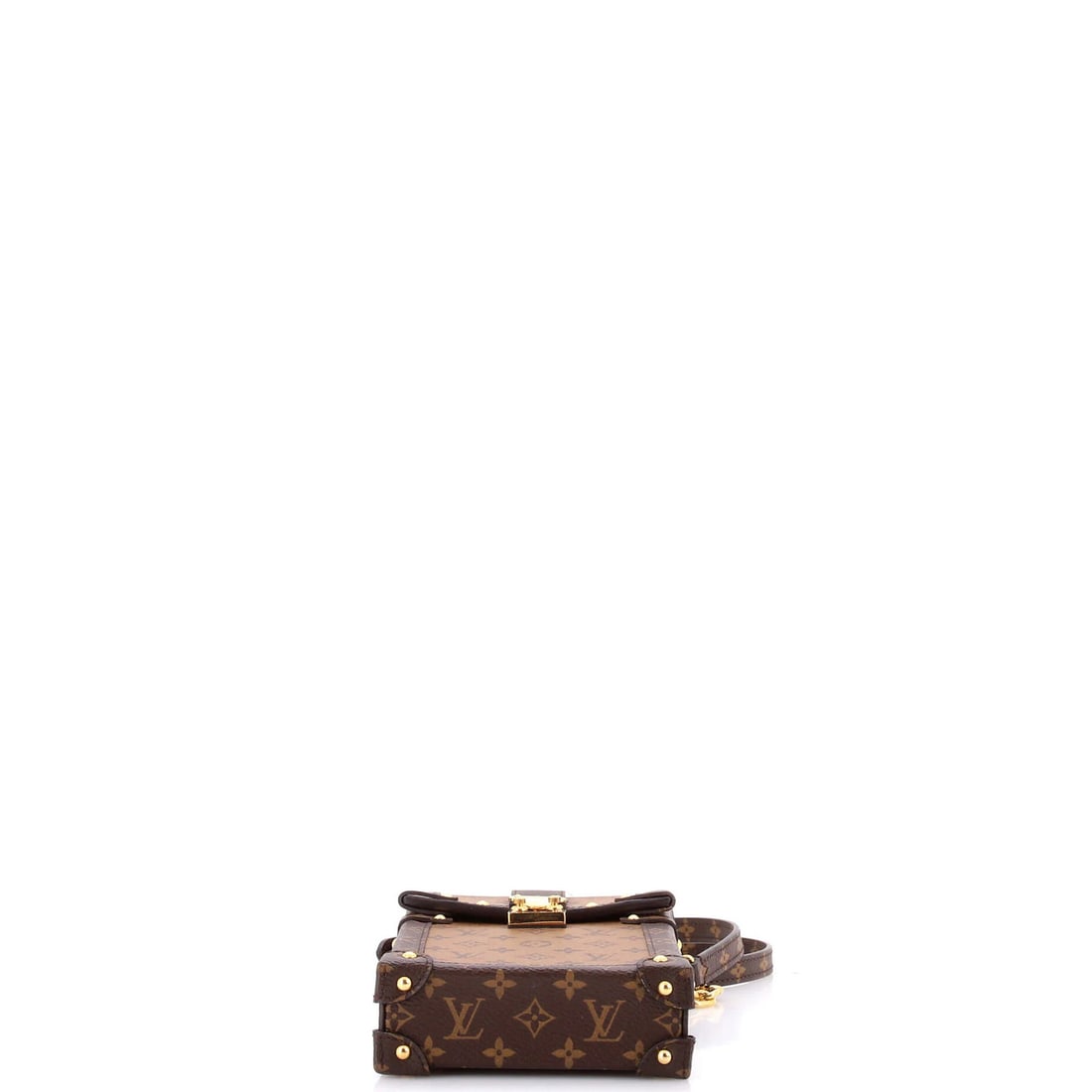 Canvas Louis Vuitton Vertical Trunk Pochette Reverse Monogram - 4