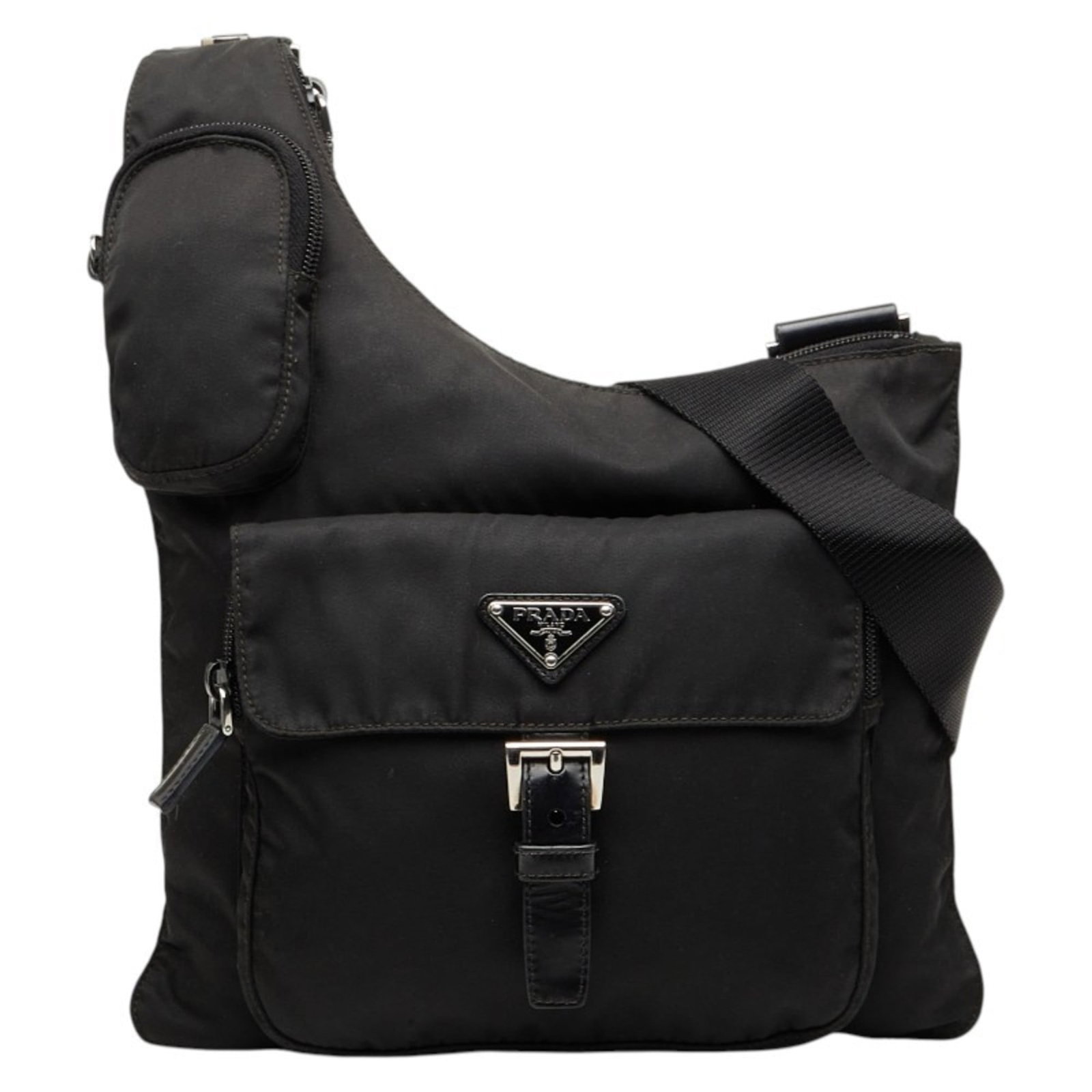 Prada Nylon and Leather Shoulder Bag (1 of 11)