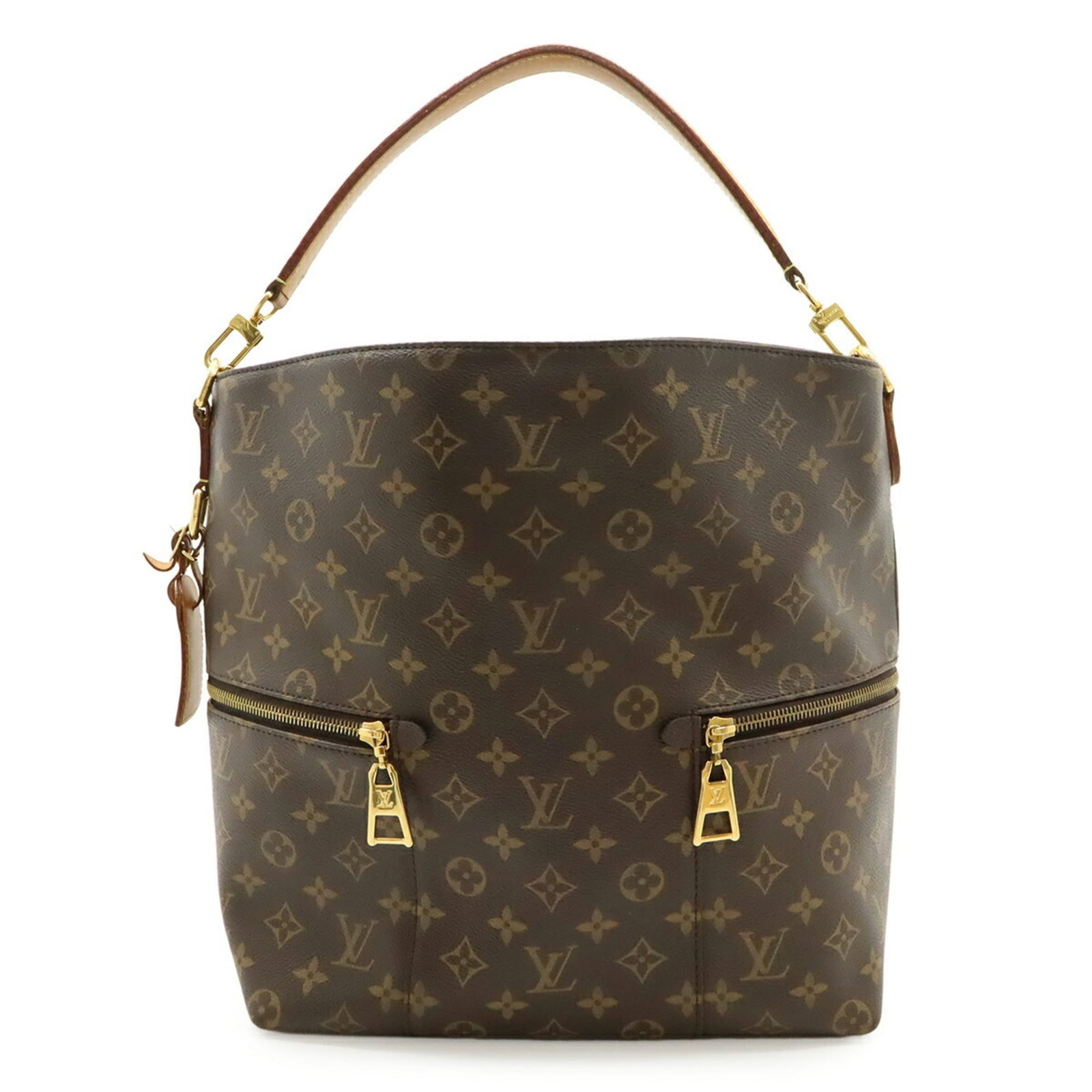 Louis Vuitton Monogram Shoulder Bag: Louis Vuitton Monogram Shoulder Bag Experience the timeless elegance of Louis Vuitton with this iconic Monogram Shoulder Bag, boasting the signature brown monogram pattern and sturdy shoulder strap fo