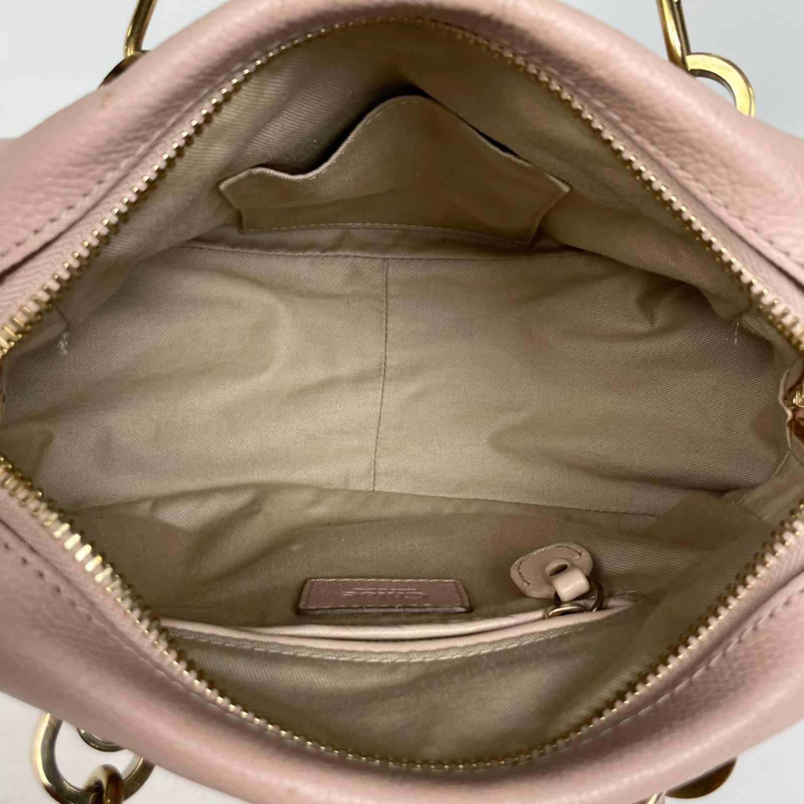 Leather Chlo Handbag - 8