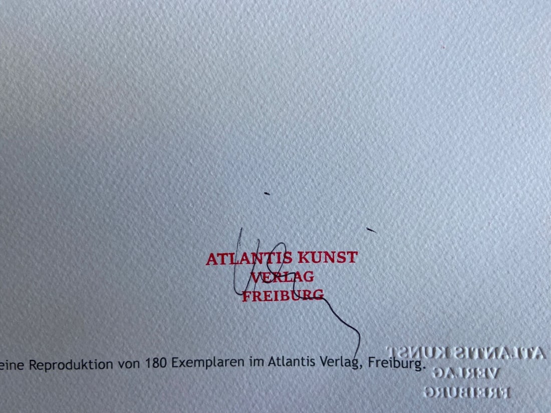 Keith Haring Lithograph Stamp (Numbered) - 9