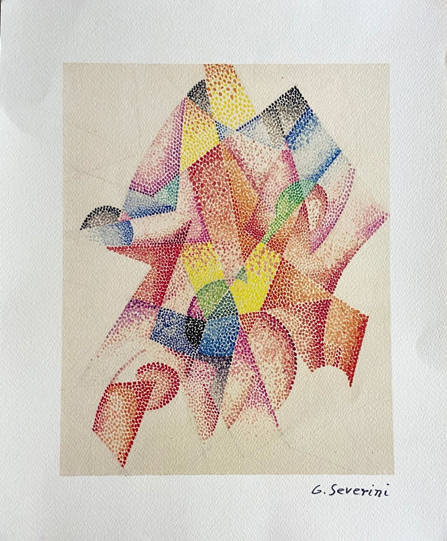 Gino Severini Lithograph 1966 Published - 2