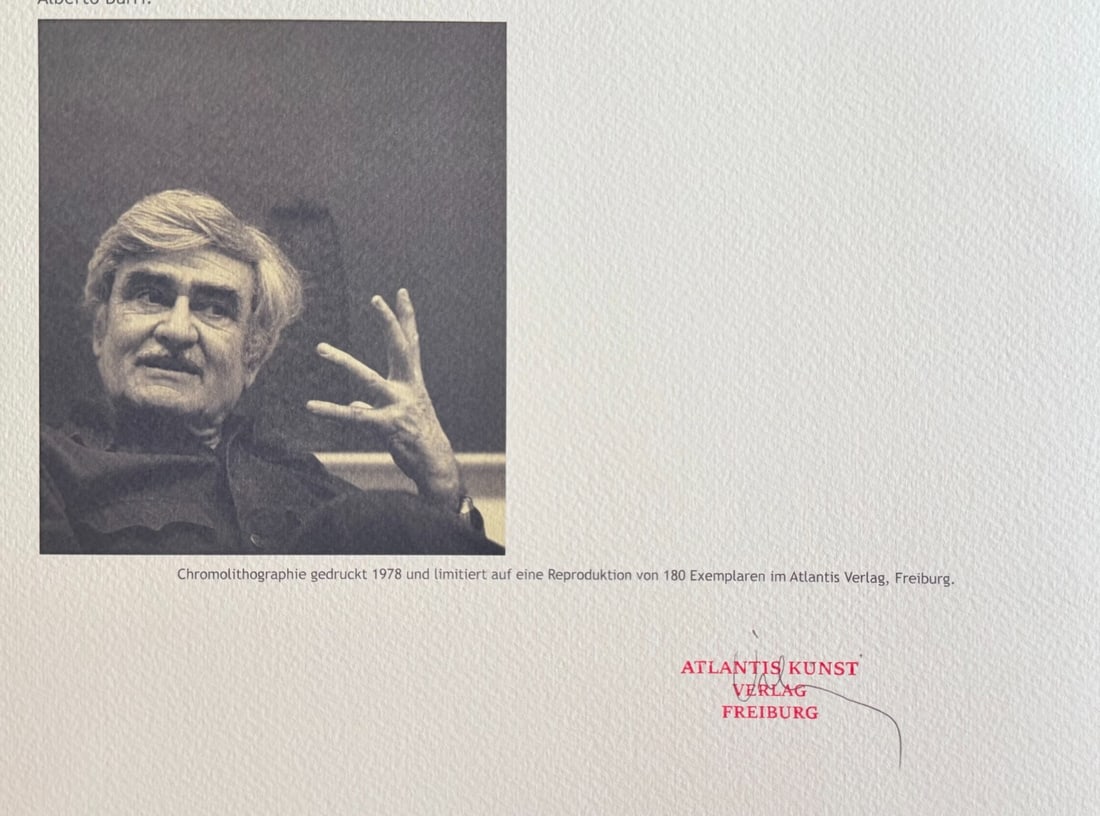 Alberto Burri Lithograph # - 11