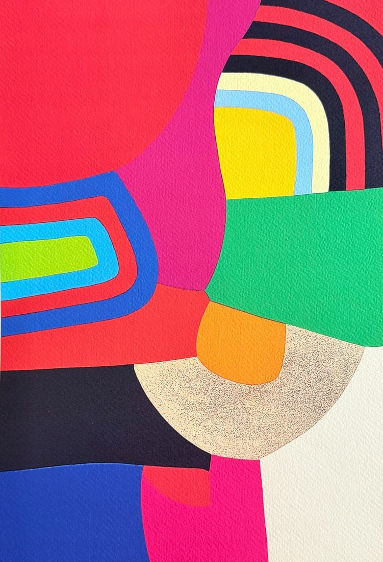 Alberto Burri Lithograph # - 2