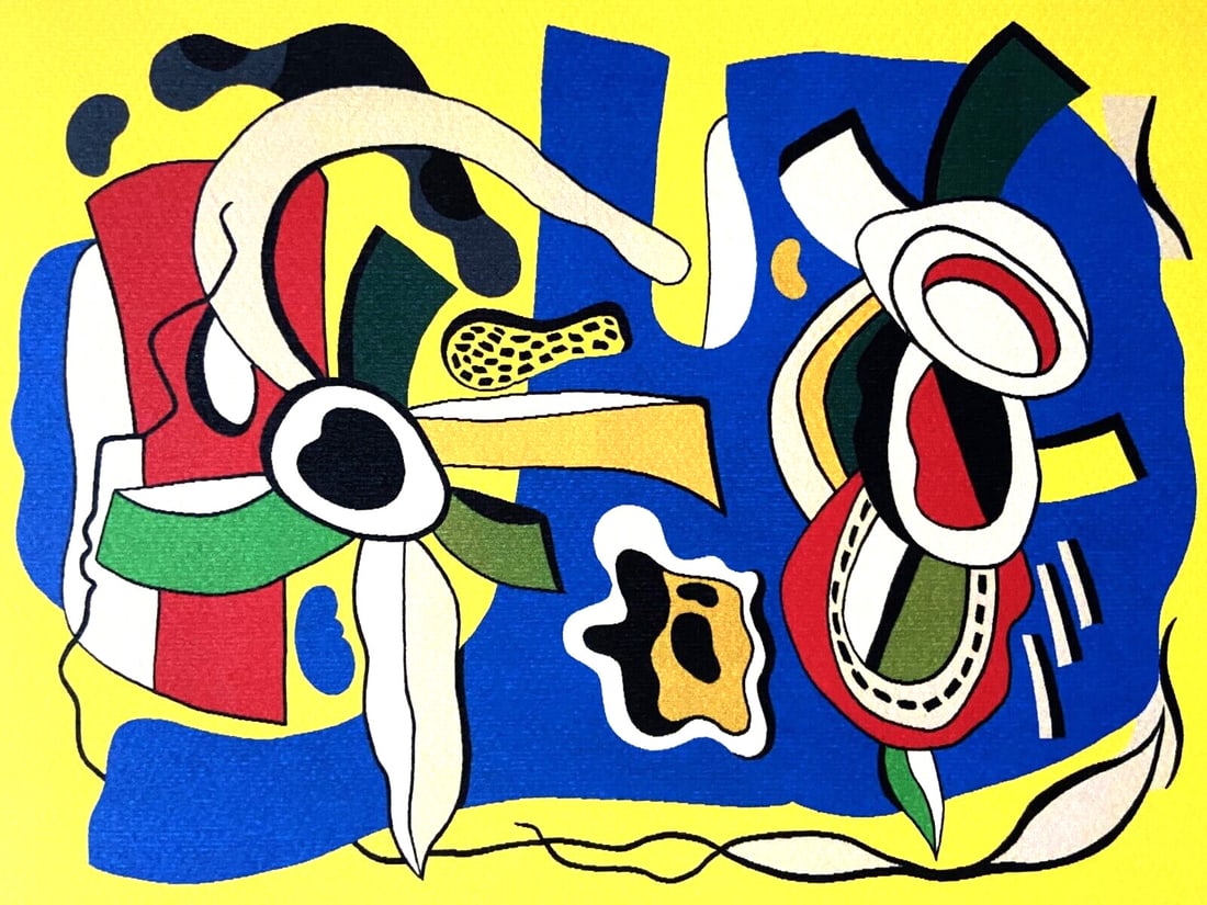 Published Fernand-Lger Lithograph Numbered - 3