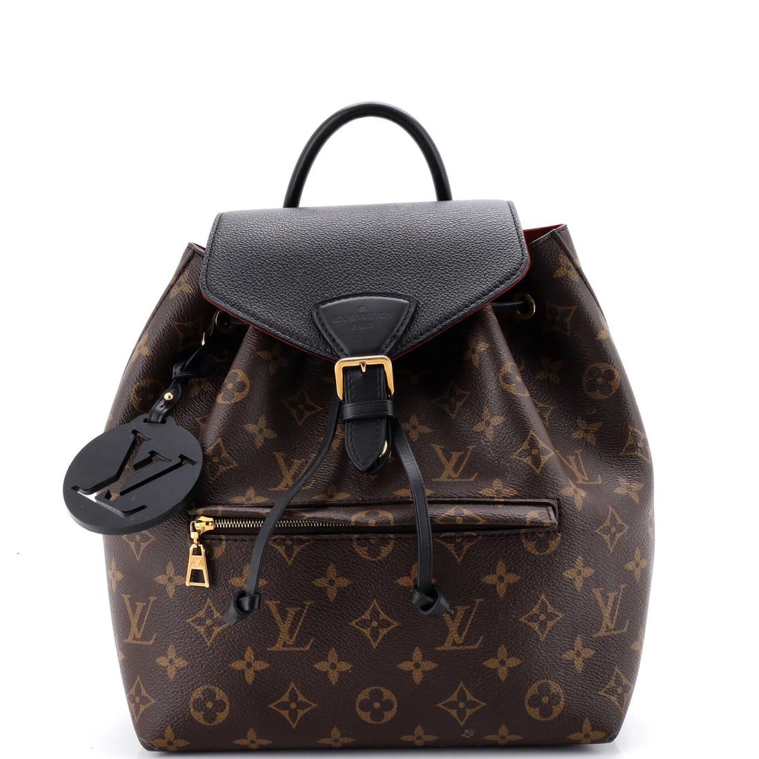Louis Vuitton Montsouris NM Monogram Canvas Leather PM Backpack (1 of 6)