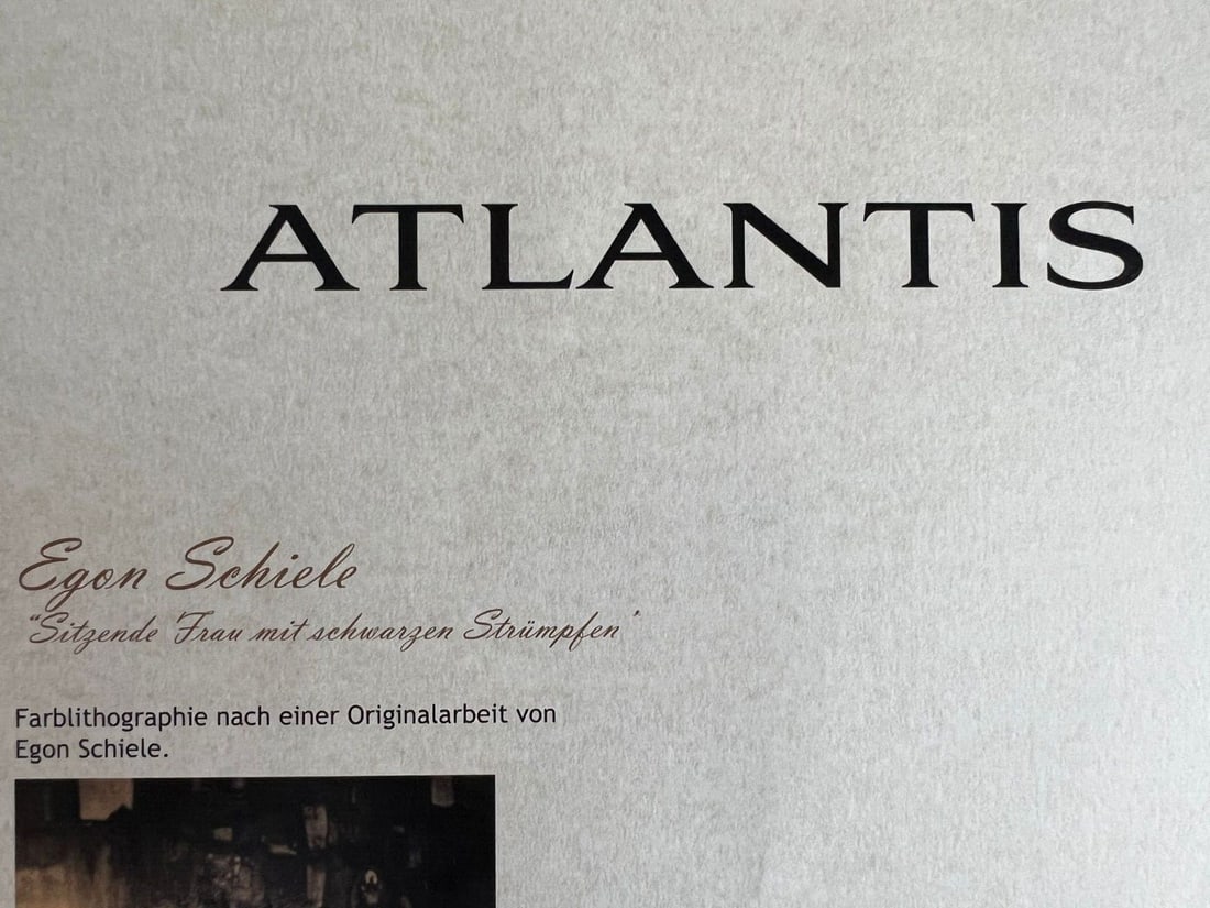 Numbered Egon Schiele Lithograph - 10
