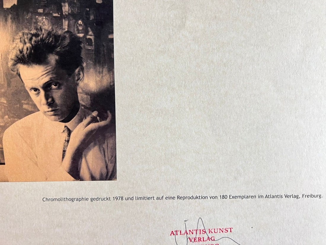 Numbered Egon Schiele Lithograph - 11