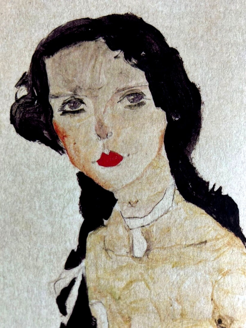 Numbered Egon Schiele Lithograph - 5