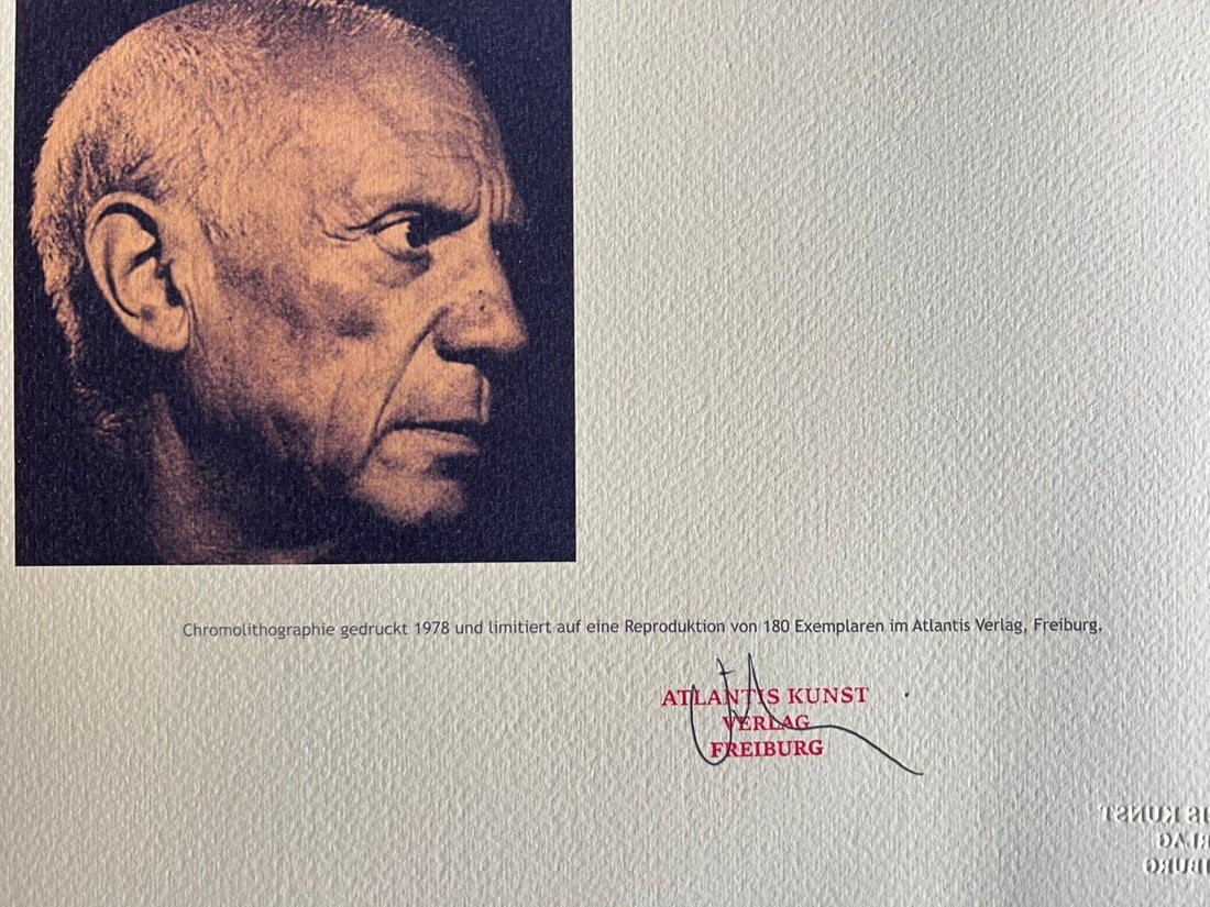 Pablo Picasso Lithograph 'Corrida', Numbered - 11