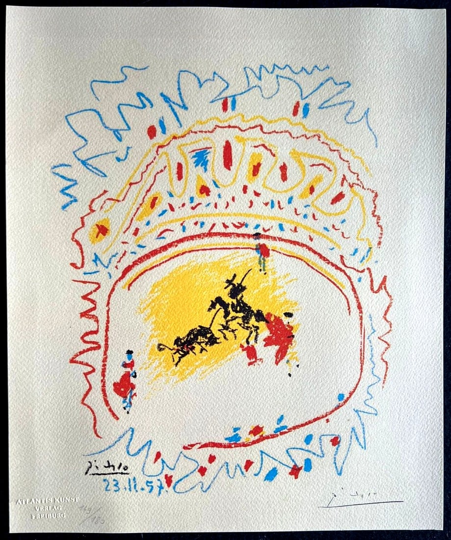 Pablo Picasso Lithograph 'Corrida', Numbered - 2