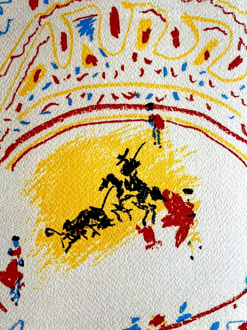 Pablo Picasso Lithograph 'Corrida', Numbered - 4