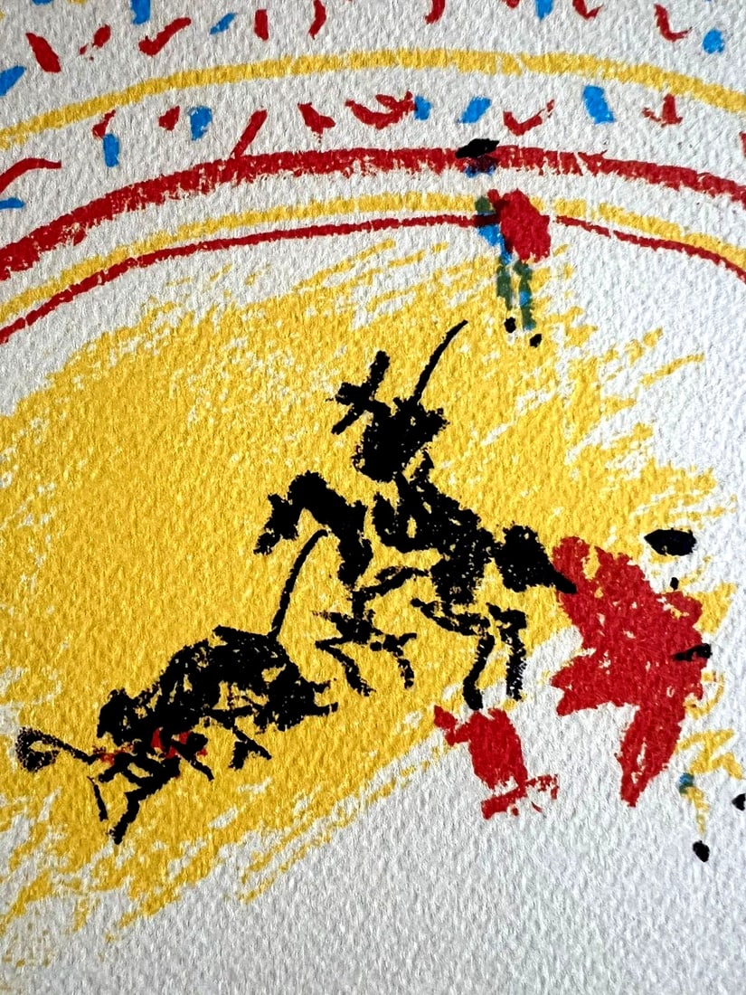 Pablo Picasso Lithograph 'Corrida', Numbered - 5