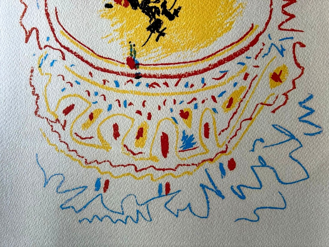 Pablo Picasso Lithograph 'Corrida', Numbered - 6