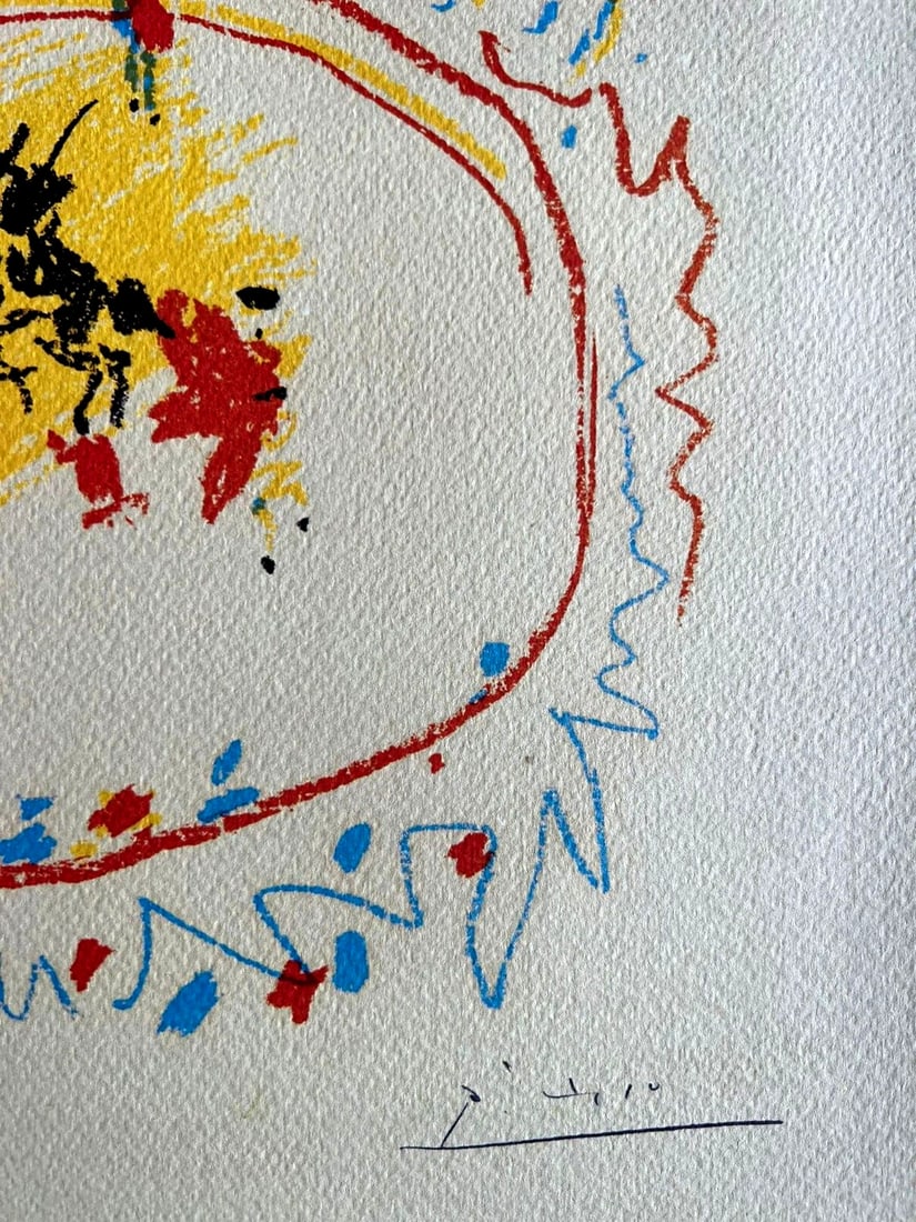 Pablo Picasso Lithograph 'Corrida', Numbered - 8