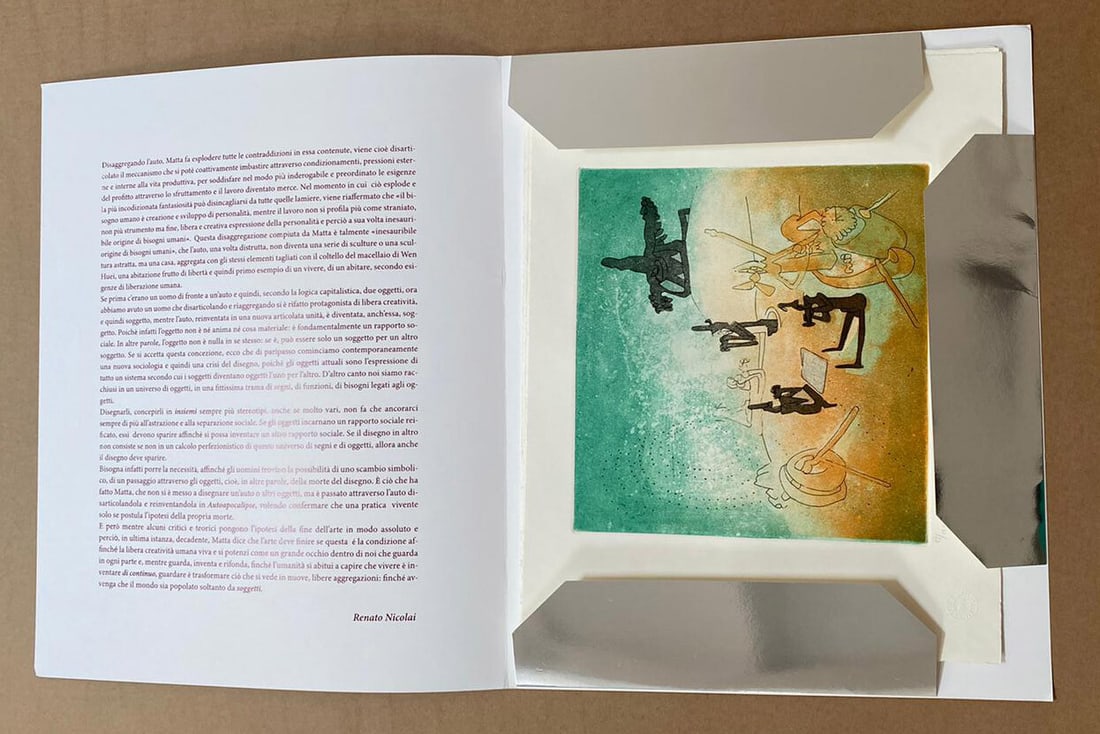 Rare Numbered - Roberto Sebastian Matta Etching - 7