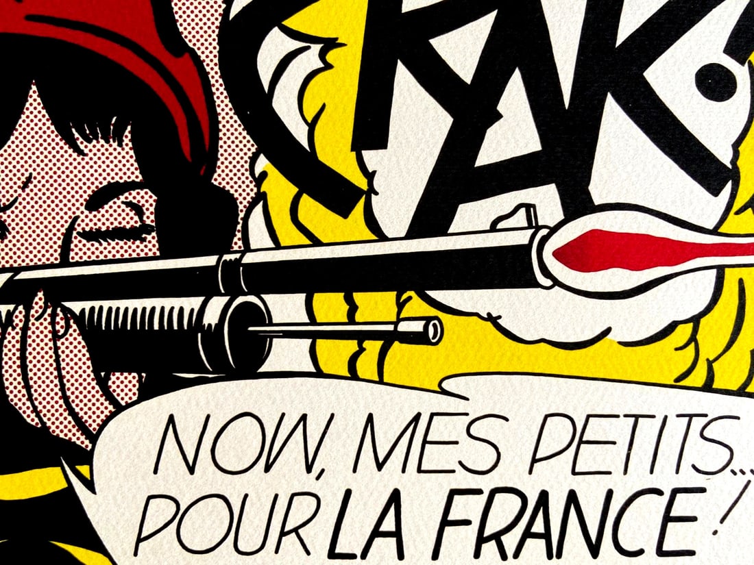 Limited Roy Lichtenstein Lithograph Numbered - 7