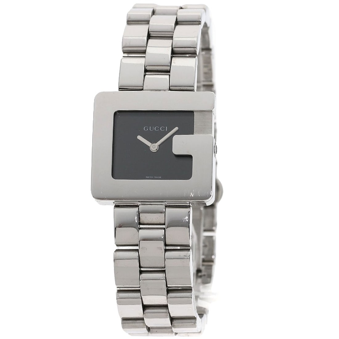 GUCCI G logo square face Watches 3600J Stainless Steel/ Steel Boys (1 of 20)