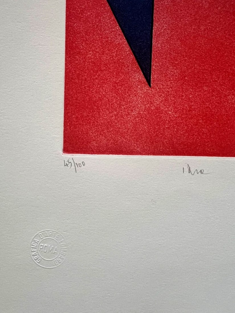 Numbered Achille Perilli Engraving - 7