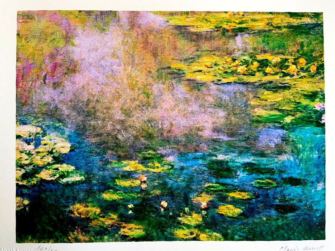 1978 Claude Monet Lithograph Numbered - 2