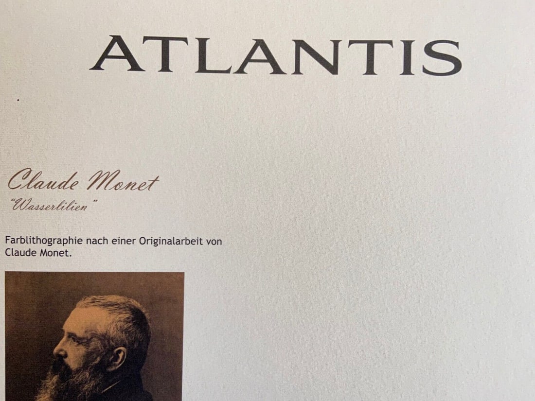 1978 Claude Monet Lithograph Numbered - 7