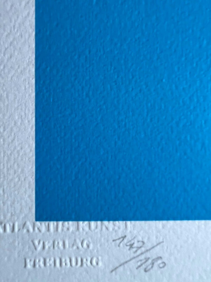 Edward Ruscha Lithograph #Op - 7