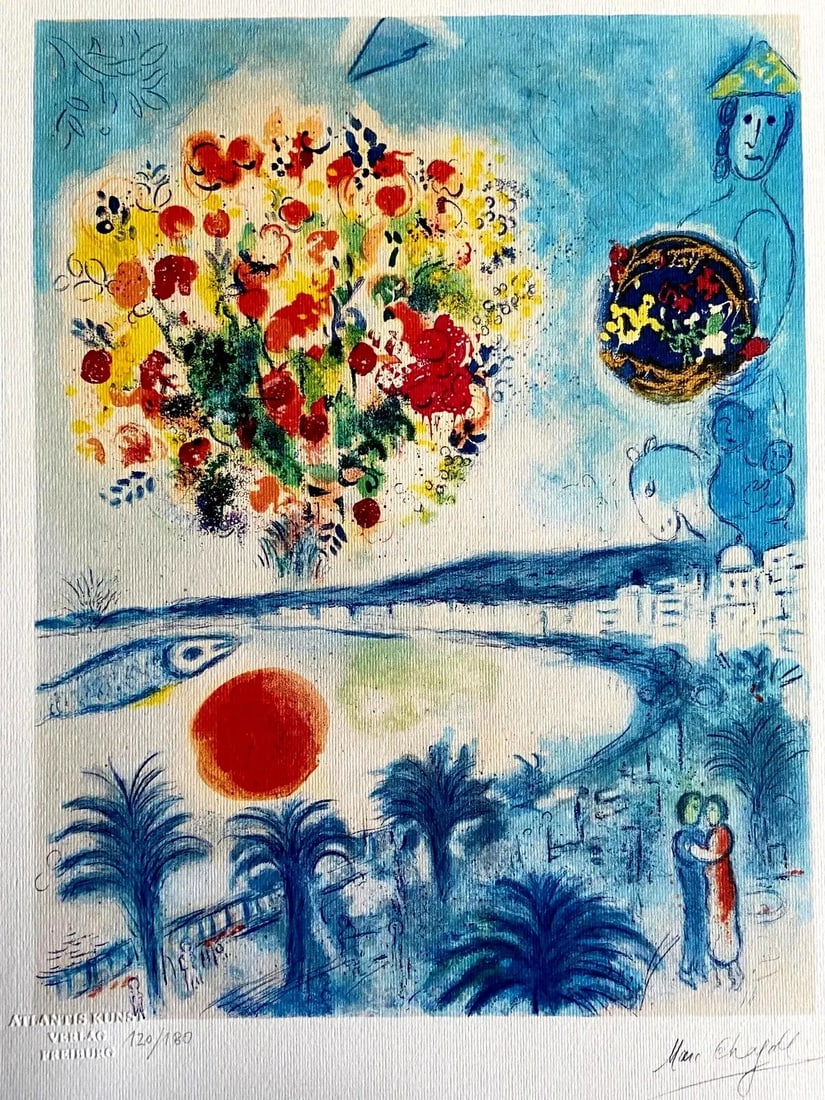 Marc Chagall Lithograph: Marc Chagall Lithograph This listing features Marc Chagall Lithograph. Item specifics are provided below. Item Specifics: Type: Print Product Disclaimer: Please review the full description and photos.