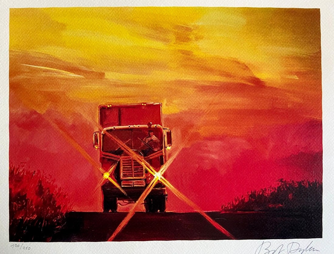 Bob Dylan Lithograph 250EX Op - 2