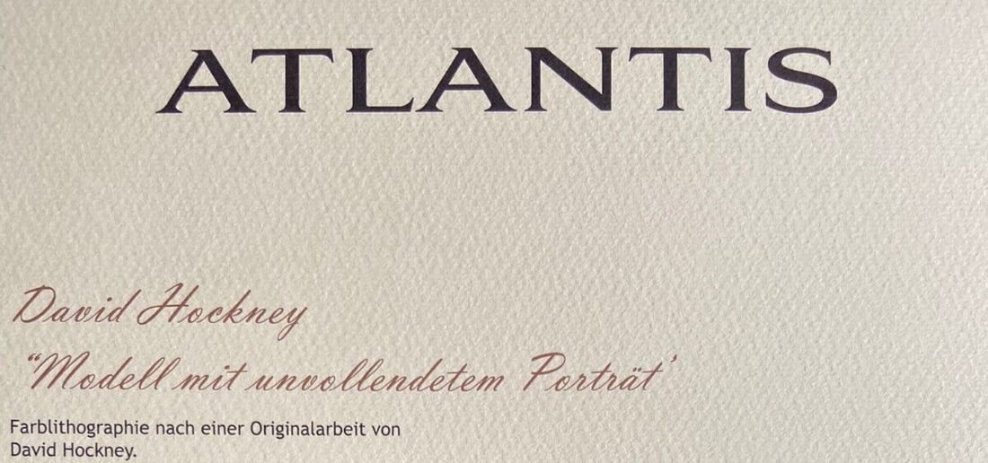 Limited Numbered Drawing - David Hockney/ - 10