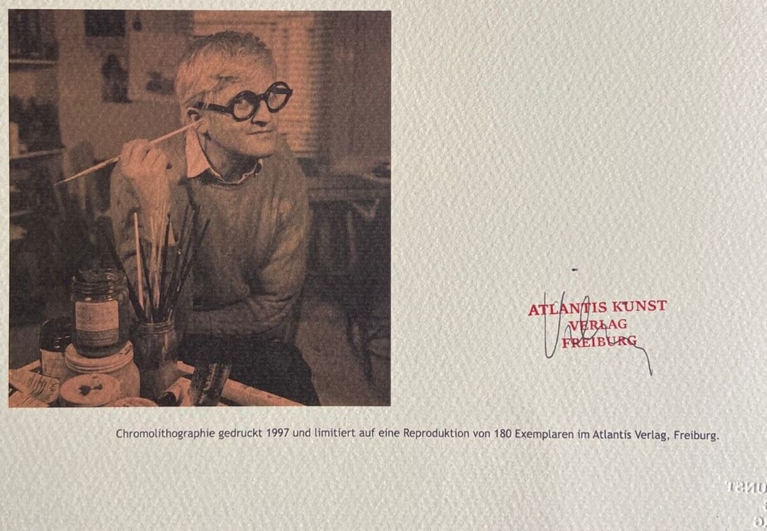 Limited Numbered Drawing - David Hockney/ - 11