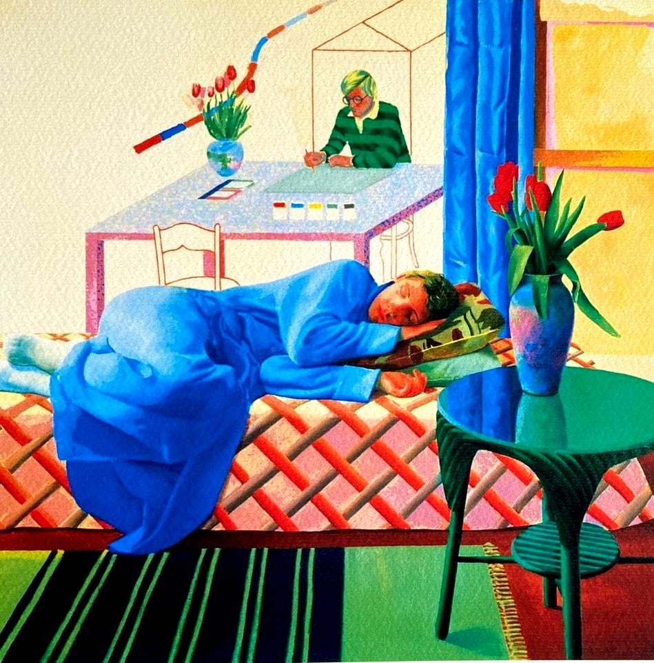 Limited Numbered Drawing - David Hockney/ - 2