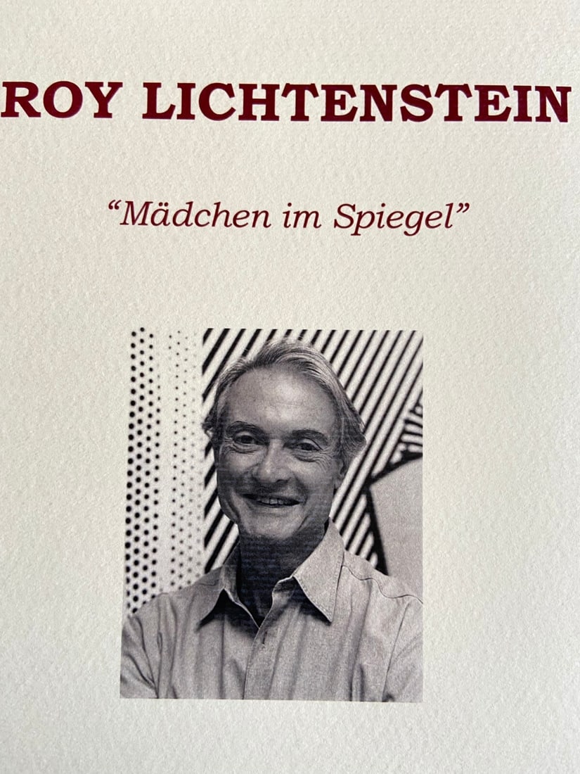 Stamp Roy Lichtenstein Lithograph Numbered - 8