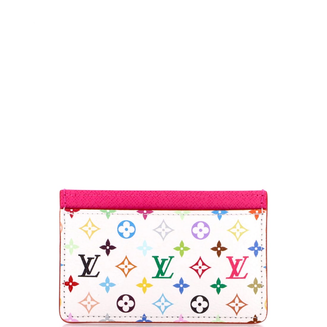 Louis Vuitton x Takashi Murakami Card Holder - Monogram Multicolor Leather: Louis Vuitton x Takashi Murakami Card Holder - Monogram Multicolor Leather A vibrant and eclectic card holder from the iconic Louis Vuitton x Takashi Murakami collaboration, this multicolored leather