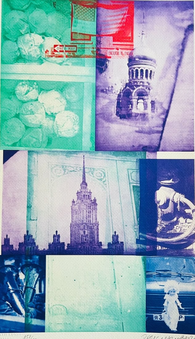 Numbered Robert Rauschenberg Lithograph Op - 2