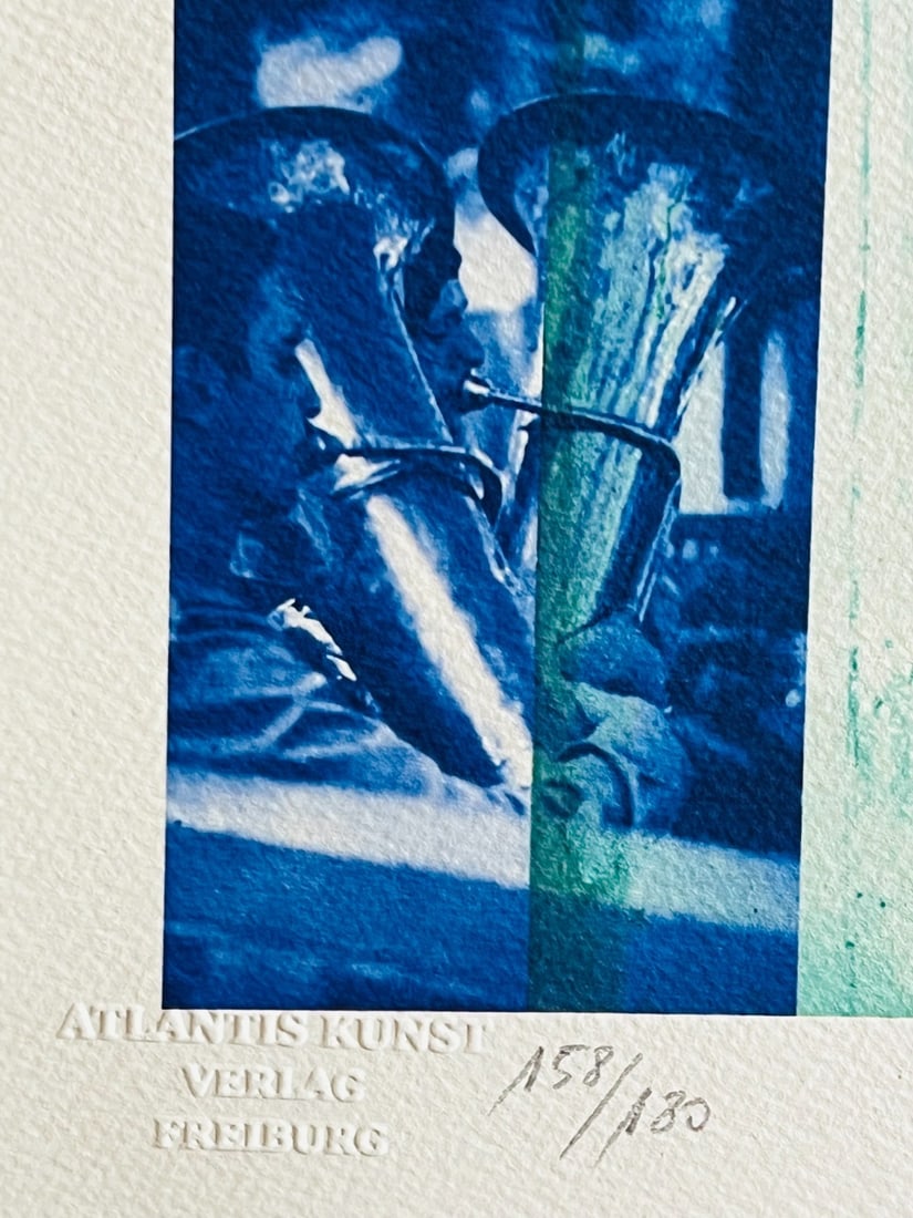 Numbered Robert Rauschenberg Lithograph Op - 8