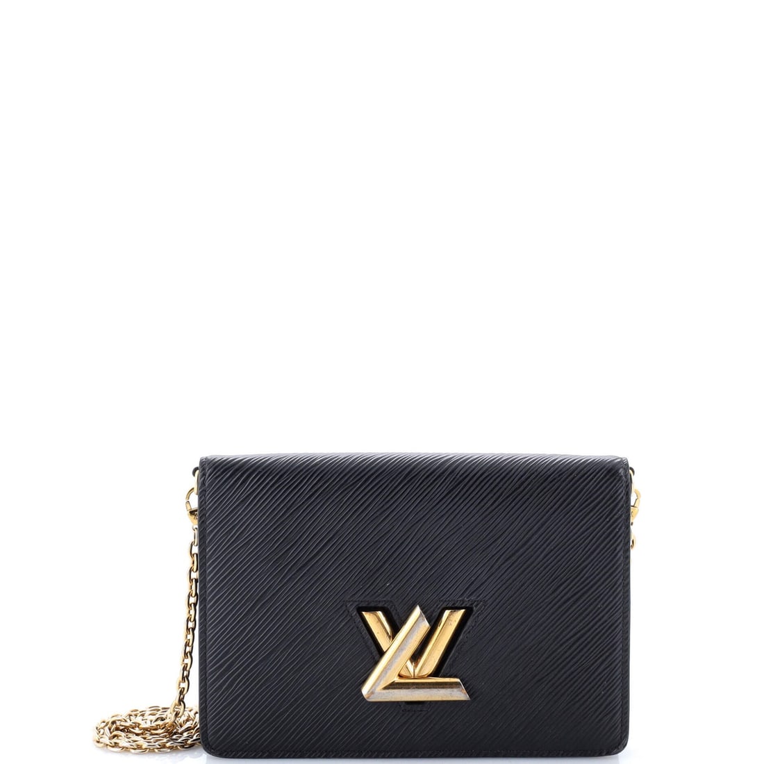 Louis Vuitton Twist Belt Wallet with Epi Leather Chain: Louis Vuitton Twist Belt Wallet with Epi Leather Chain Elevate your style with the iconic Louis Vuitton Twist Belt Wallet, expertly crafted from supple Epi leather and adorned with a sleek gold chain