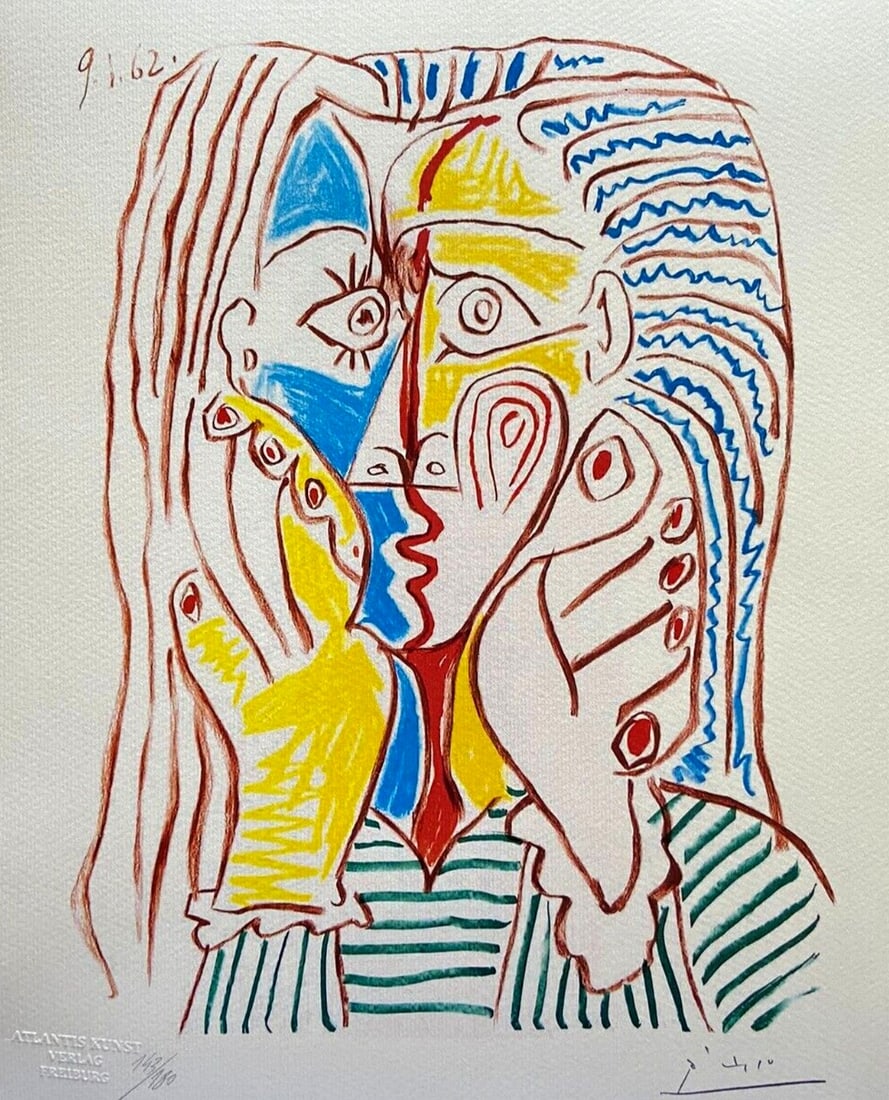 Numbered Pablo Picasso Lithograph: Numbered Pablo Picasso Lithograph A rare opportunity to own a piece of art history, this numbered Pablo Picasso lithograph is a stunning example of the artist's work from 1978. Printed in full sheet