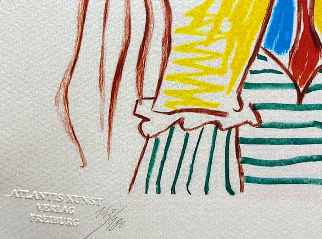 Numbered Pablo Picasso Lithograph - 7