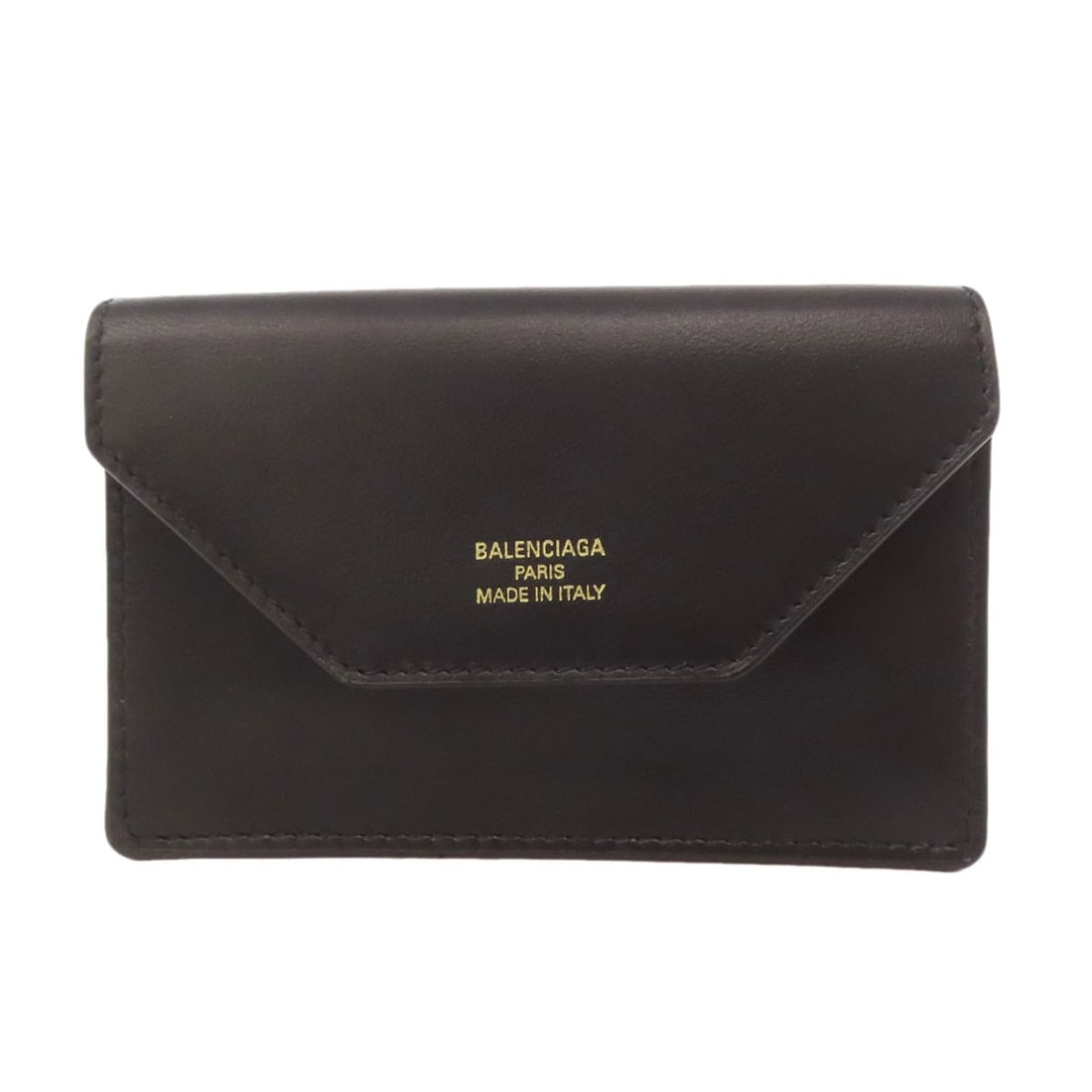 Balenciaga 750324 Envelope Business Card Holder in Leather: Balenciaga 750324 Envelope Business Card Holder in Leather Elevate your professional style with the sleek and sophisticated Balenciaga 750324 Envelope Business Card Holder in Leather. Made from