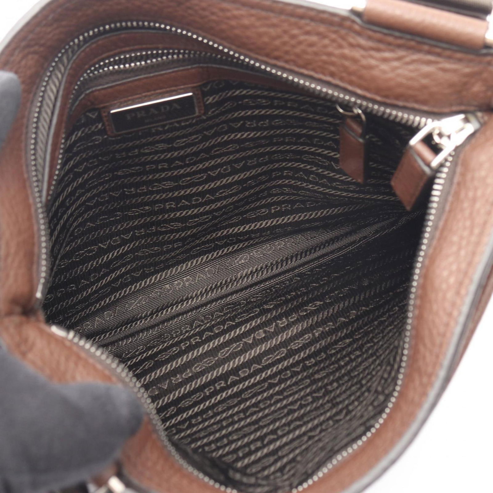 Prada Leather Shoulder Bag - 3